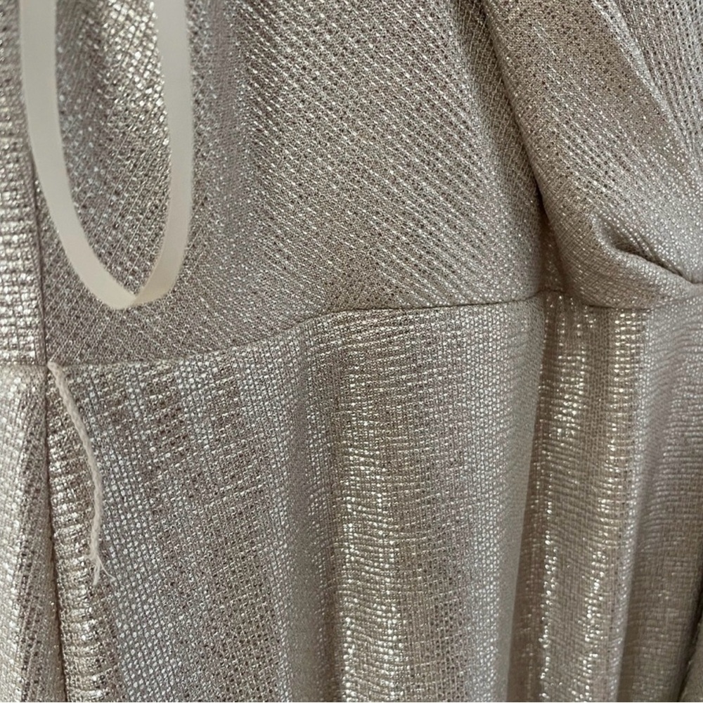 ❌SOLD ❌Ralph Lauren Gold Shimmer Maxi Dress | Size S - Picture 5 of 14